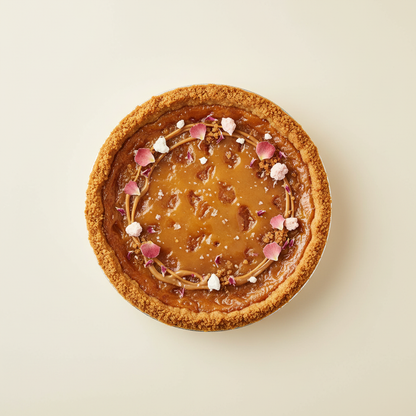 Milk Bar Pie top view flat lay